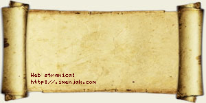 Una Nikić vizit kartica